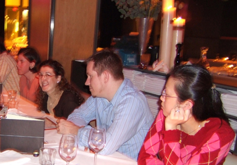 UXnet Local Ambassadors and IxDA members at dinner
