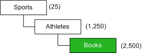 Top-level classifications of content on AthleteStories.com