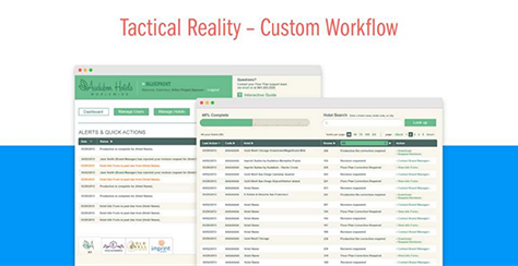 Custom workflow-management application