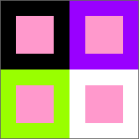 Examples of color contrast