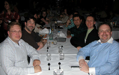 Gathering at the IxDA / UXnet dinner