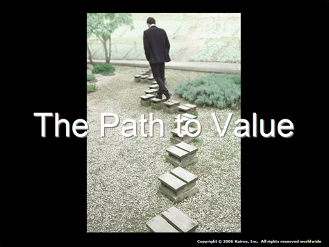The path to value