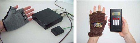 Gloves with sensors
