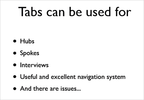 Tabs