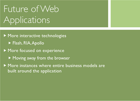 Future of Web Apps