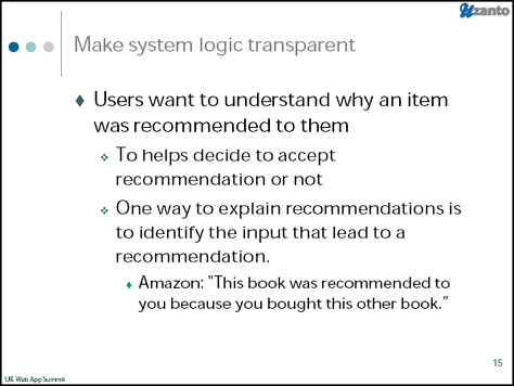Transparent system logic
