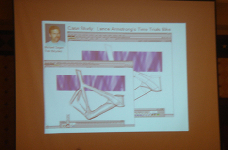Michael Sagan’s sketches of Lance Armstrong’s bike