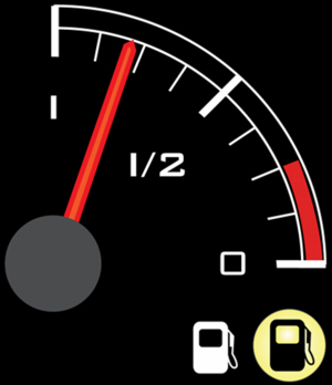 Breva fuel gauge