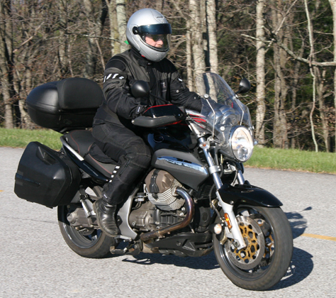 Riding my Breva 1100