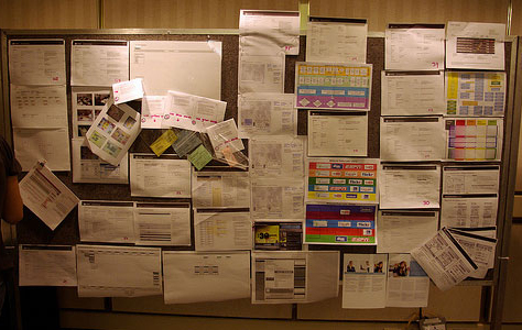 Wall of deliverables