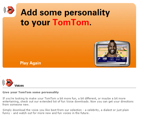 Custom voices on Tom Tom
