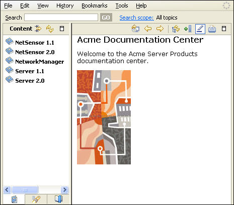 Example documentation center