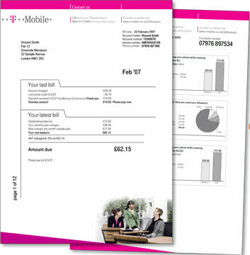 T-Mobile bill