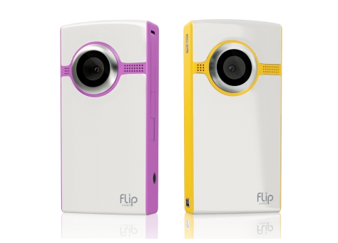 Flip digital video camera