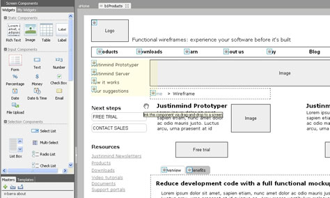 Prototyping with reusable components