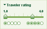 Slider rating control