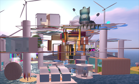 AIRE Ville Spatiale on Second Life