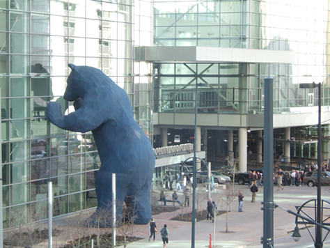 The Colorado Convention Center’s blue bear