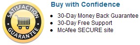 McAfee's money-back guarantee
