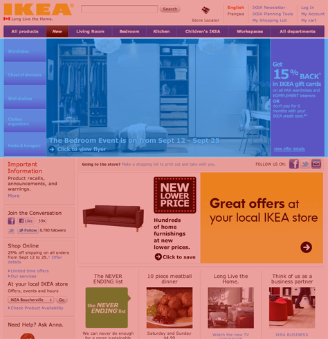 IKEA Web site
