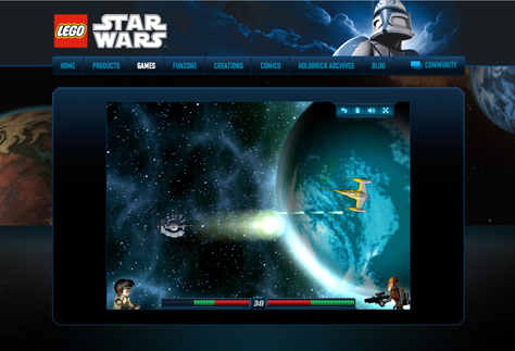 LEGO Star Wars Web site