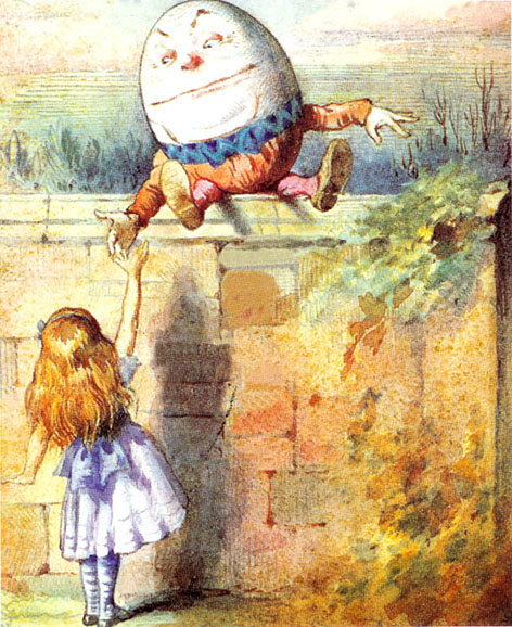 Alice and Humpty Dumpty