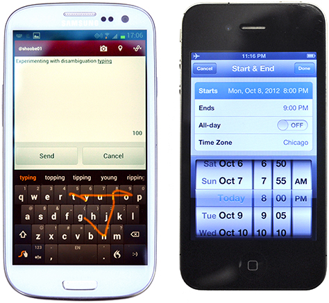 Proposal of Character Input Method for Smartphone Using Hand Movement