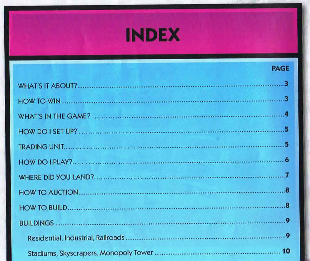 A table of contents and clearly labeled sections make it easy to find specific information