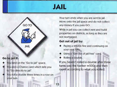 There’s no need to read the rules for getting out of jail until you’re in jail
