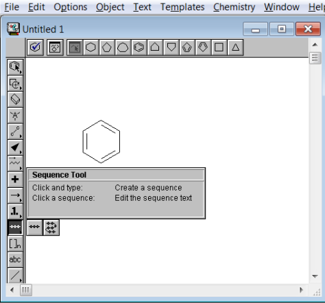 Legacy product with specialized drawing tools for protein structures