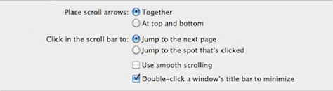 System Preferences for scroll bars in Snow Leopard