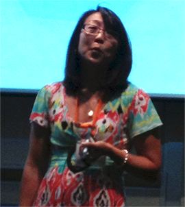 Susan Rice presenting at UX STRAT
