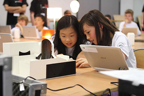 With participatory design, kids work together to create designs for a site or an app.