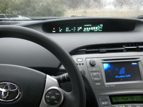 Placement of the Multi-Information Display near the driver’s view of the road