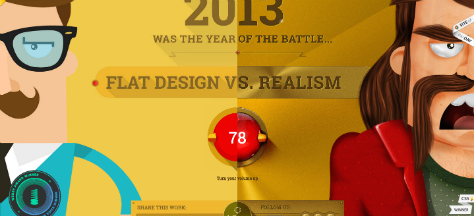 Flat Design Vs. Realism 2013