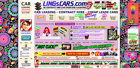 Lings Cars Homepage