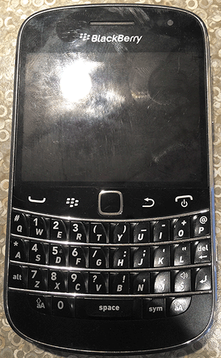 The late model Blackberry Bold still had a physical keyboard.