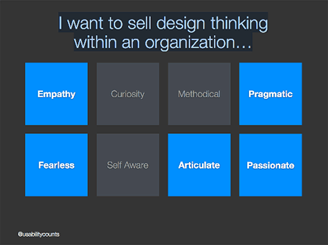 Selling design thinking