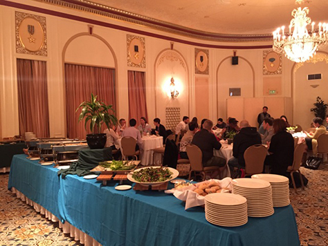 Lunchtime in the Crystal Ballroom