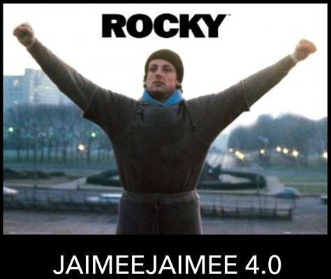 Jaimee’s inspiration, Rocky Balboa