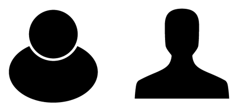 The default placeholder icon that was easily available to me (left) was so terrible that it was distracting to everyone who saw it, so I finally took the time to design one that would be better (right), and the conversation went away.