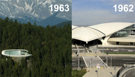 The Sculptured House and the TWA Flight Center