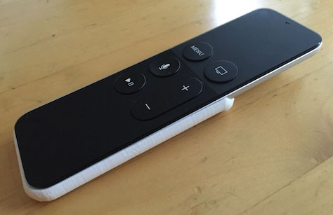 A grip for the Siri Remote