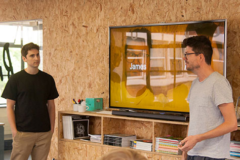 James Hurst and Alex Johns of DesignStudio