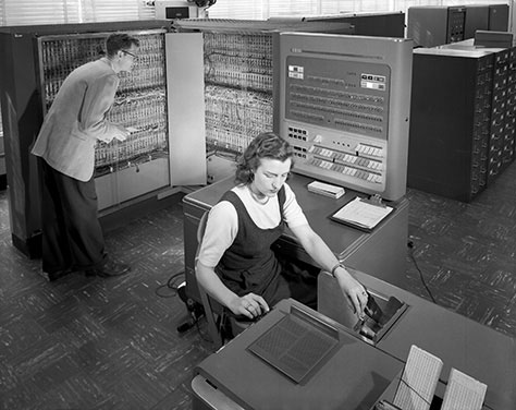 IBM 704 at NASA's Langley Research Center