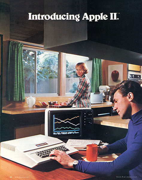 Apple II ad in <em>Byte Magazine</em>, December 1977