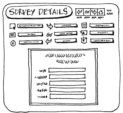 Unnecessary elements negatively impact survey's usability