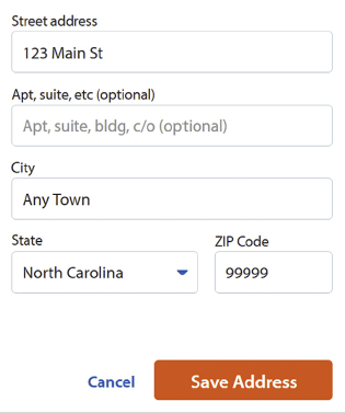 A single-column layout facilitates navigation.