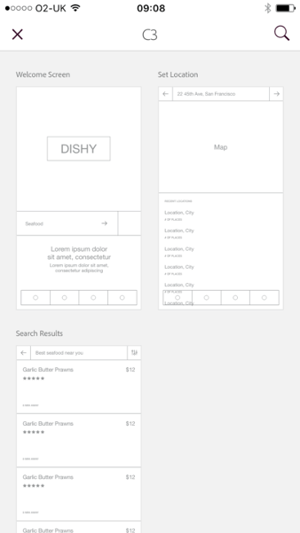 Selecting a screen to test