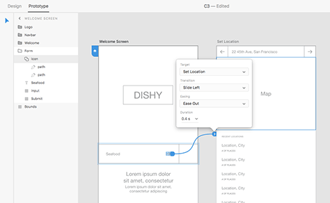 First-screen settings